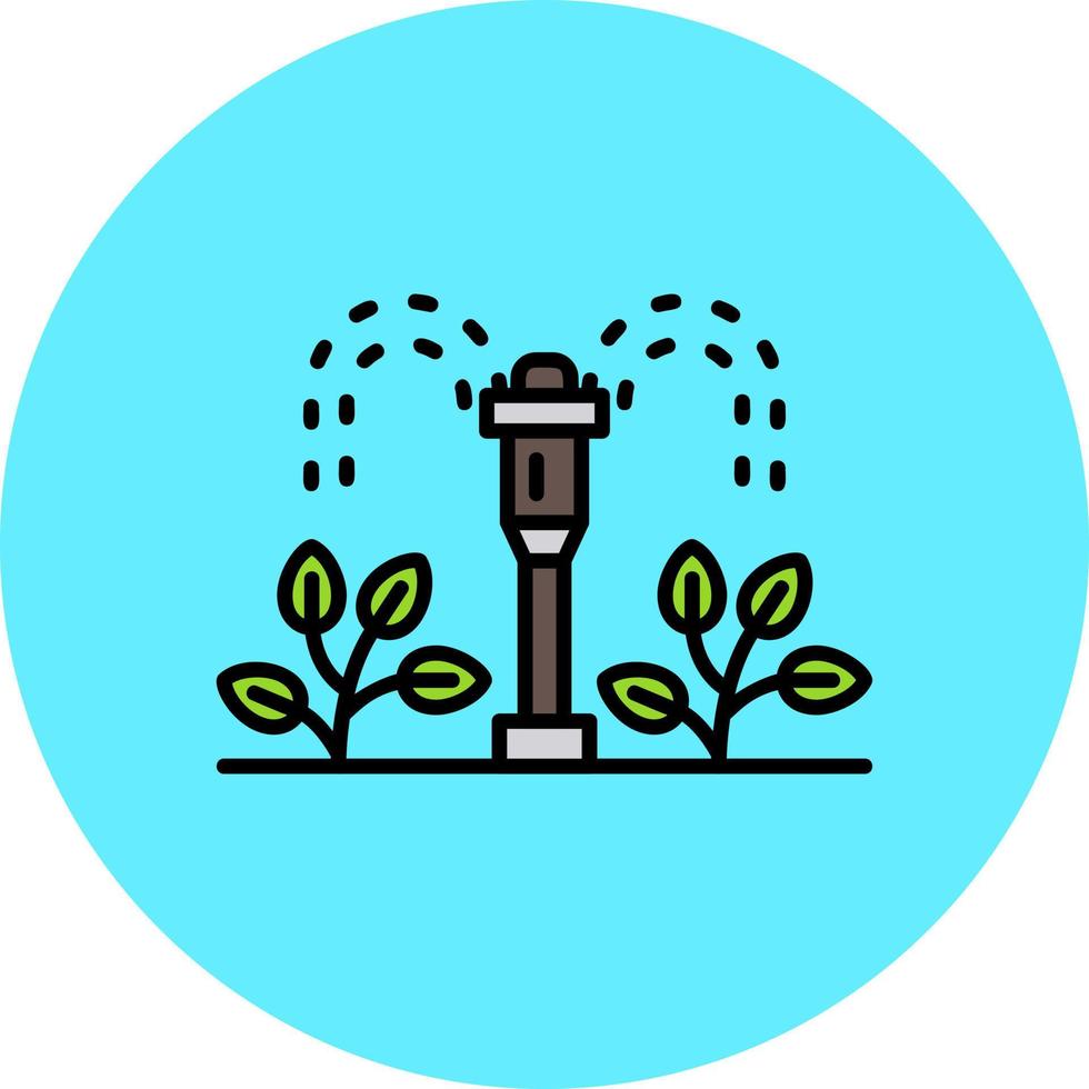 Sprinkler Creative Icon Design vector