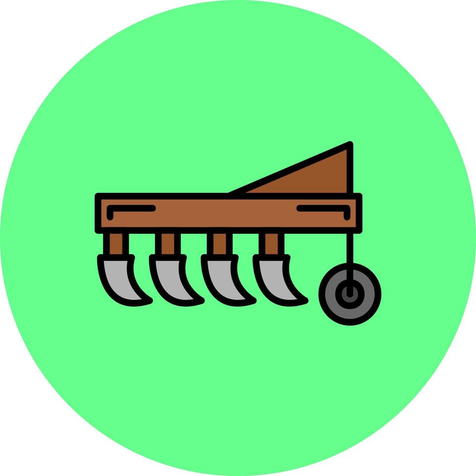 Plow Creative Icon Design vector