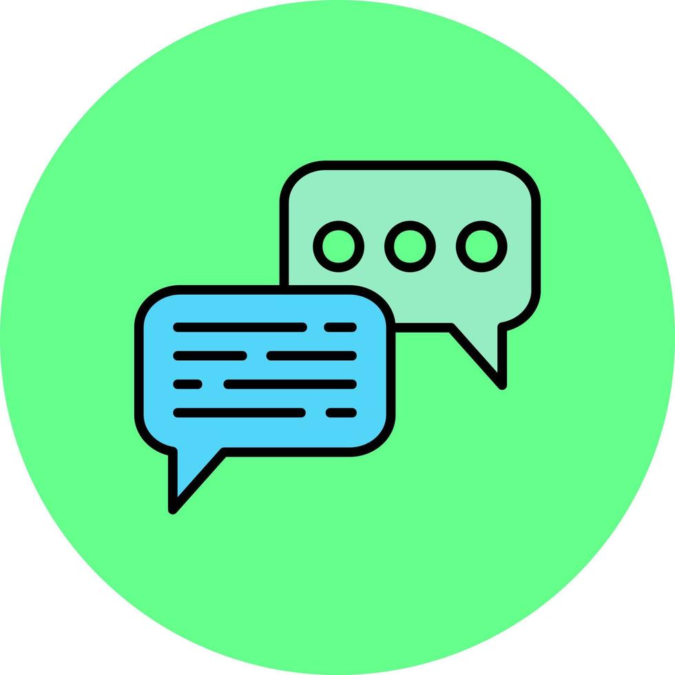 Chat Creative Icon Design vector