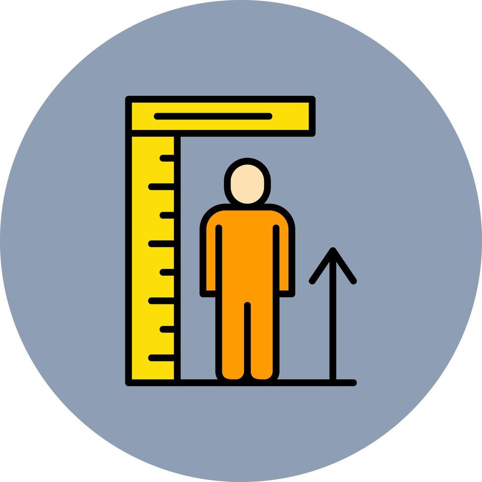Height Creative Icon Design vector