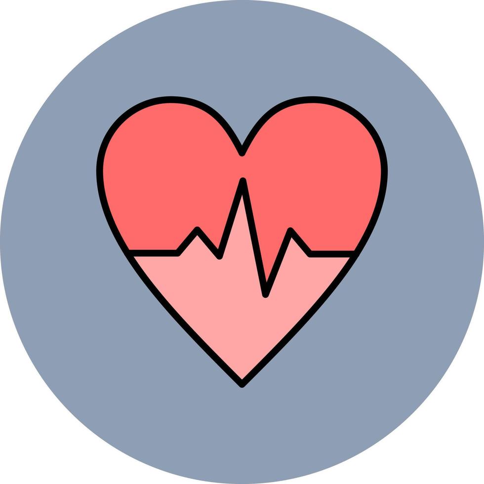 Heart Rate Creative Icon Design vector