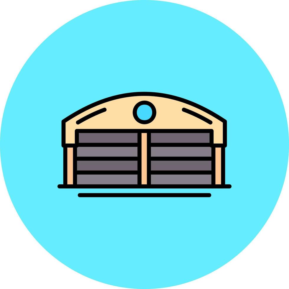 Warehouse Creative Icon Design vector