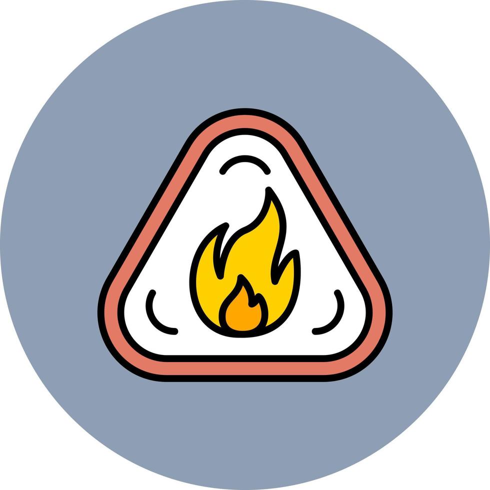 Flame Creative Icon Design vector