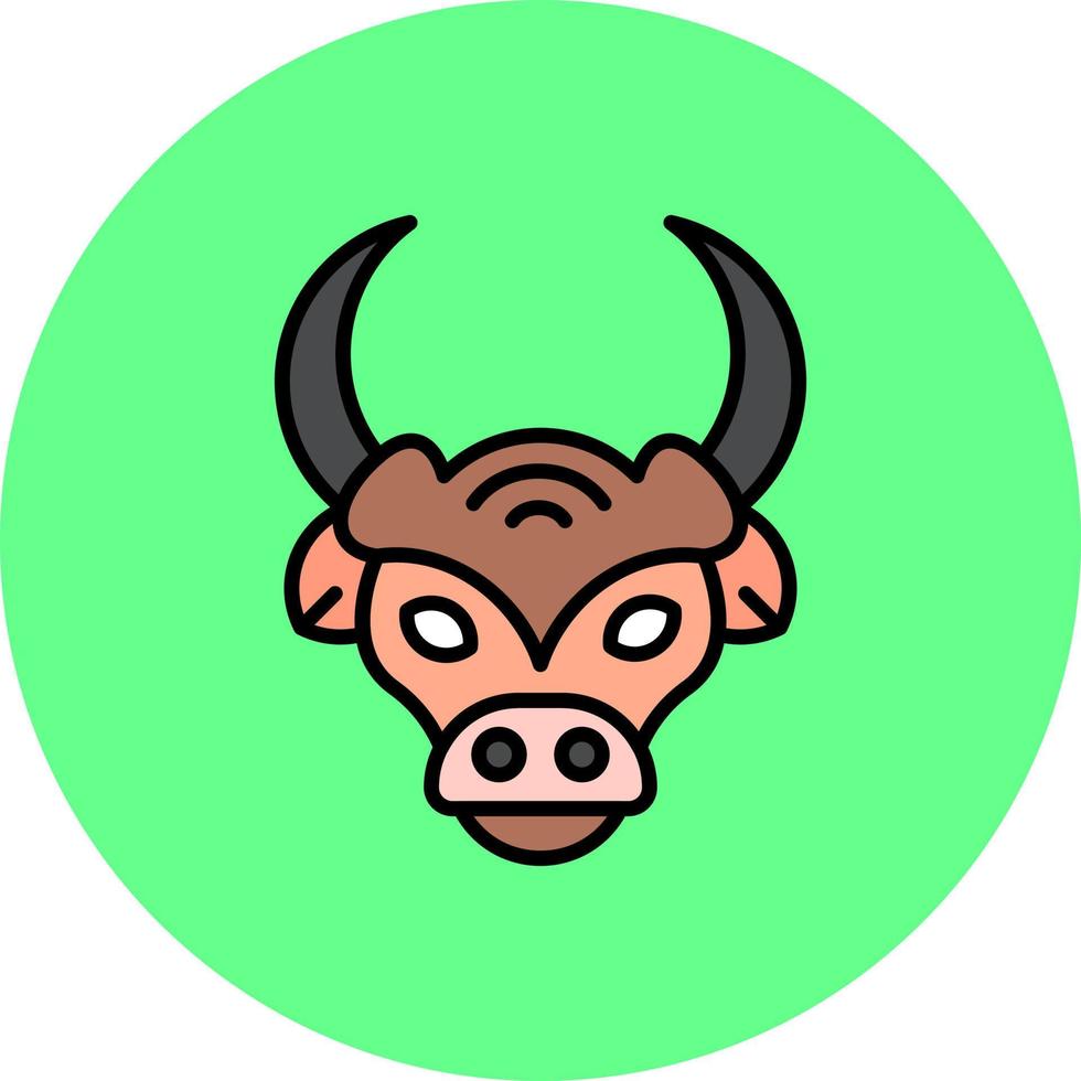 diseño de icono creativo de vaca vector