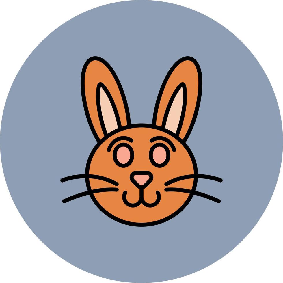 diseño de icono creativo de conejo vector