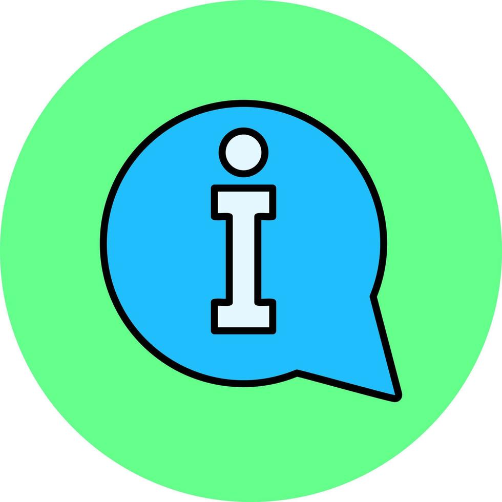 Info Creative Icon Design vector