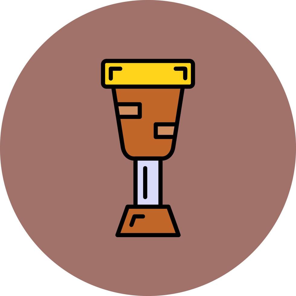 Peg Leg Creative Icon Design vector