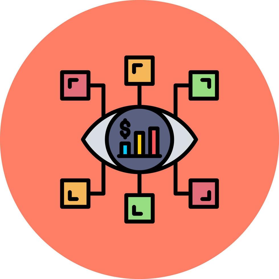 Vision Creative Icon Design vector