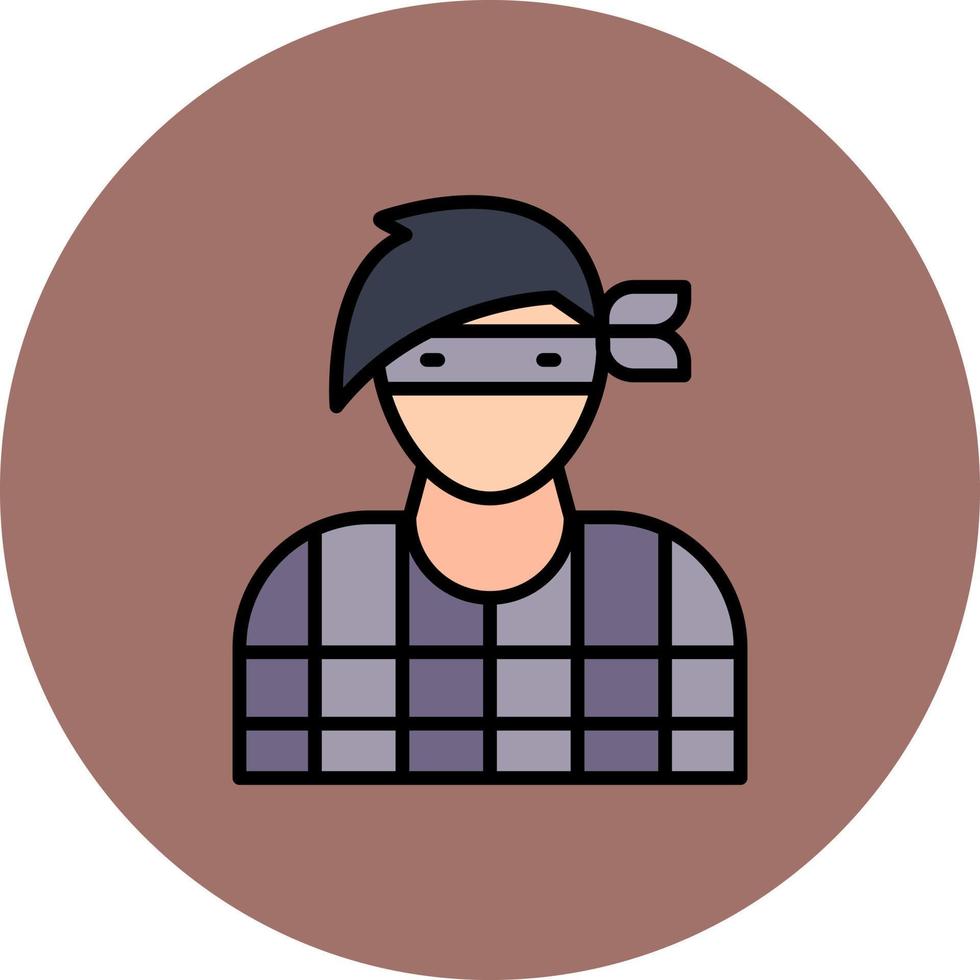 Thief Creative Icon Design vector