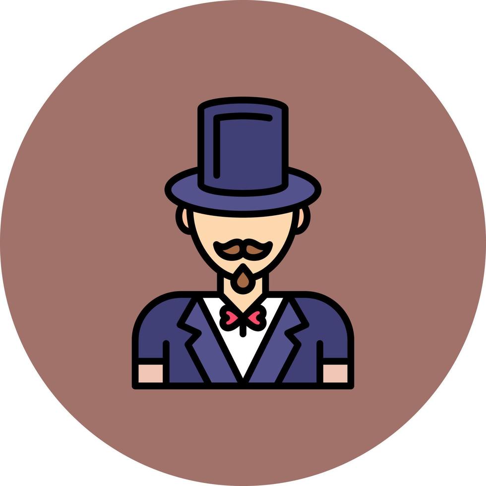 Magician Creative Icon Design vector