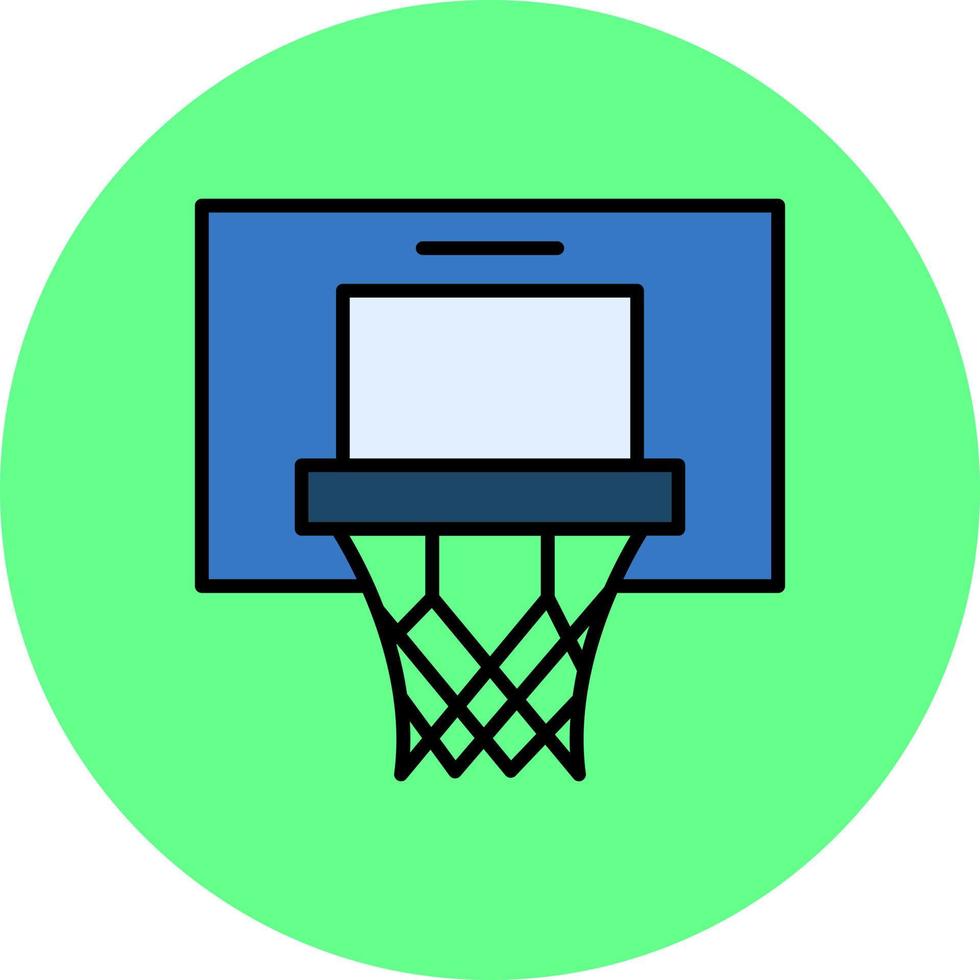 diseño de icono creativo de baloncesto vector