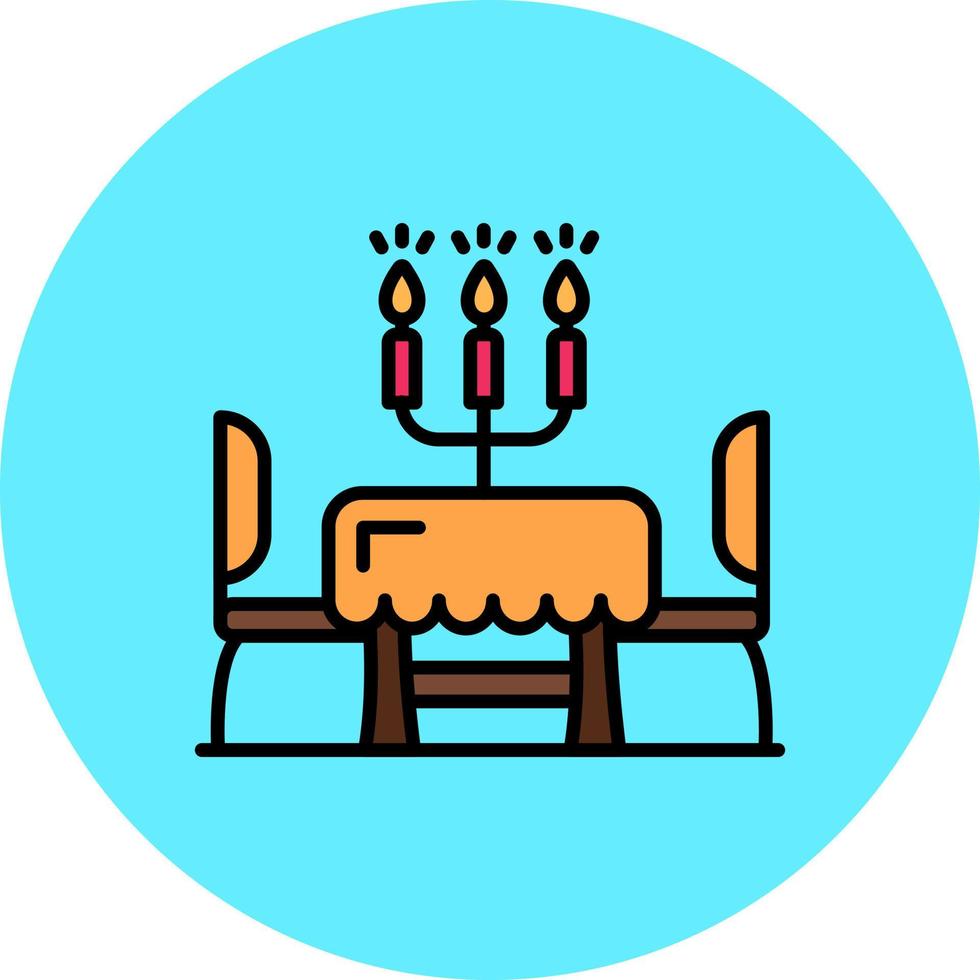 Dinner Creative Icon Design vector