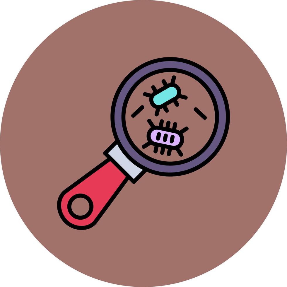 Microbiology Creative Icon Design vector