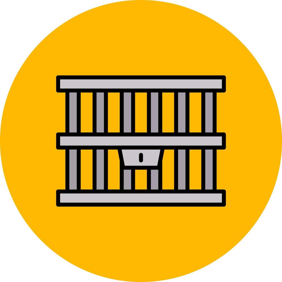 Jail Creative Icon Design vector