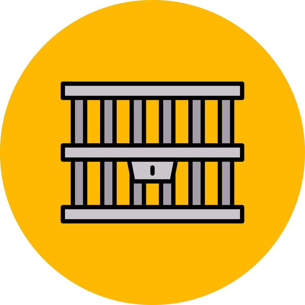 Jail Creative Icon Design vector