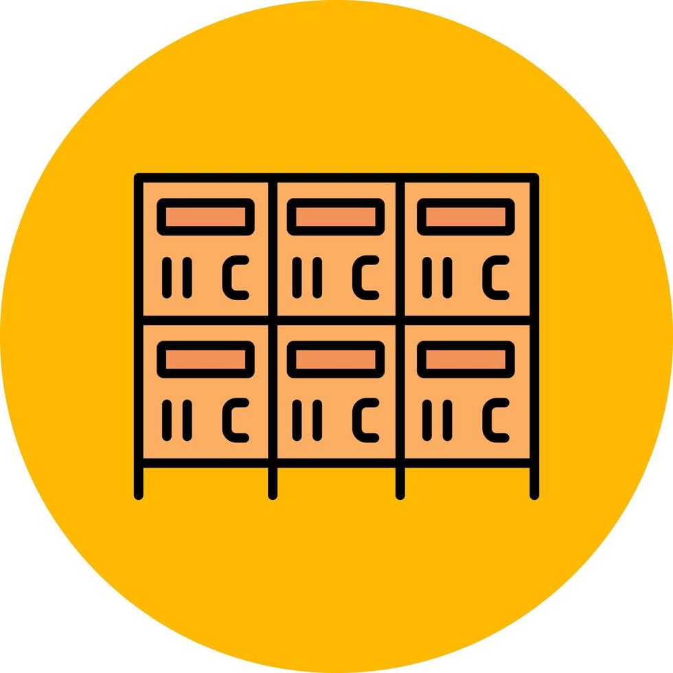 Locker Creative Icon Design vector