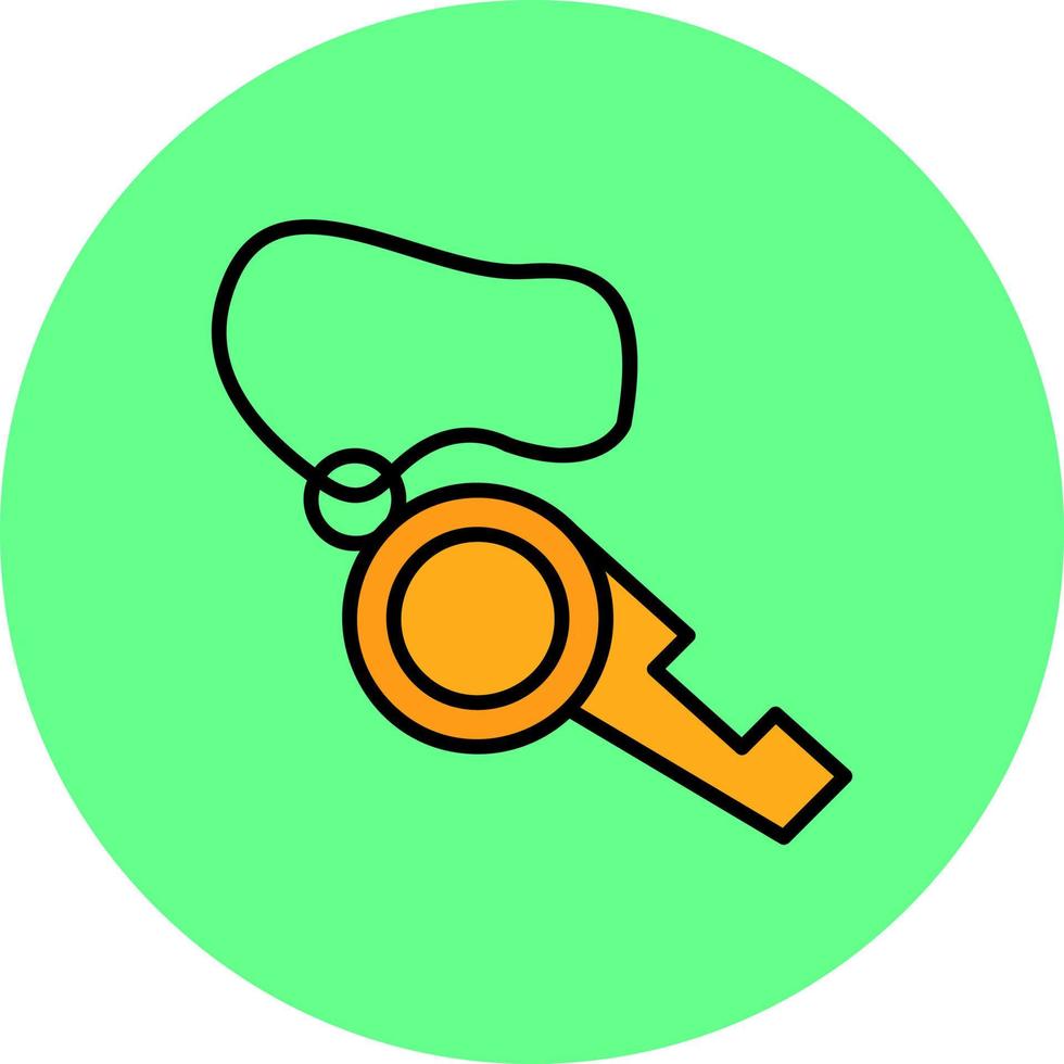 Whistle Creative Icon Design vector