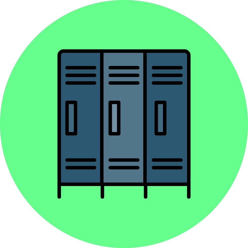 Lockers Creative Icon Design vector