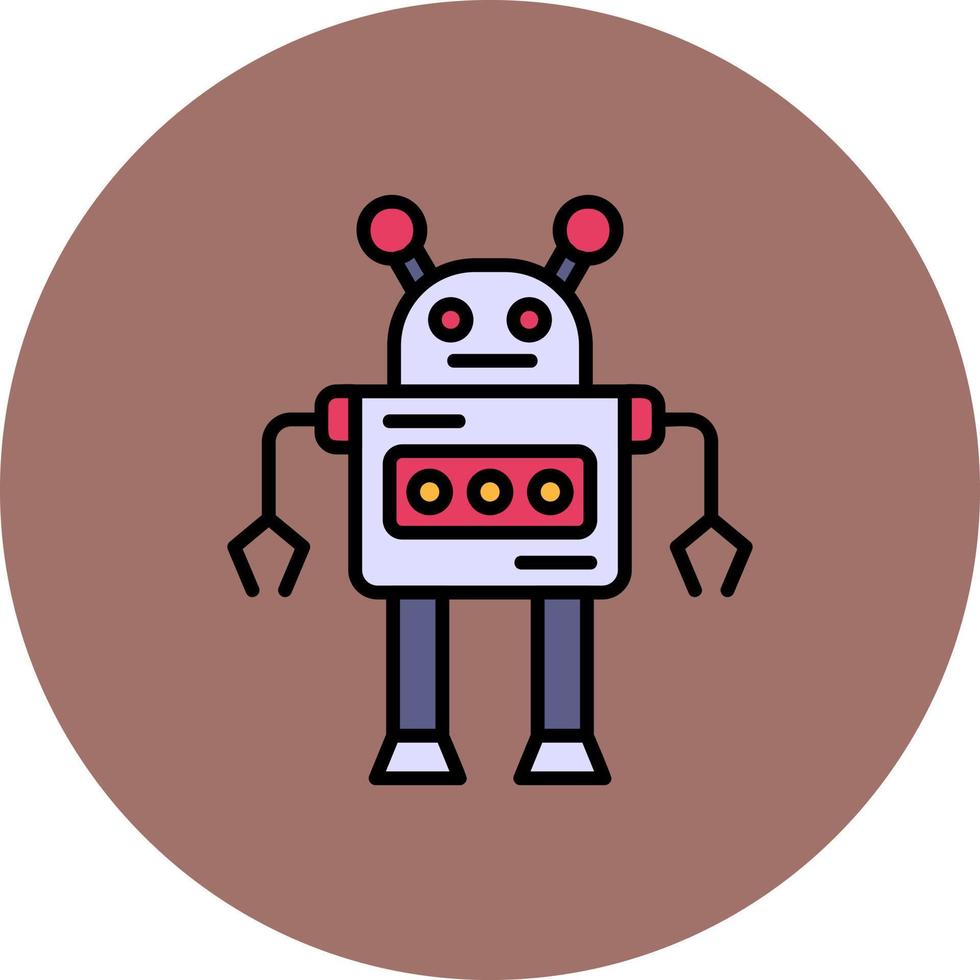 Robot Creative Icon Design vector