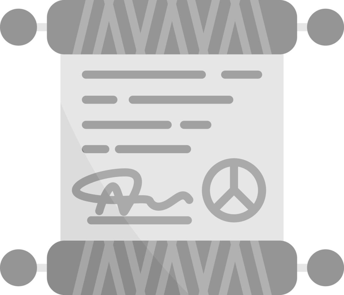 Peace Treaty Creative Icon Design vector