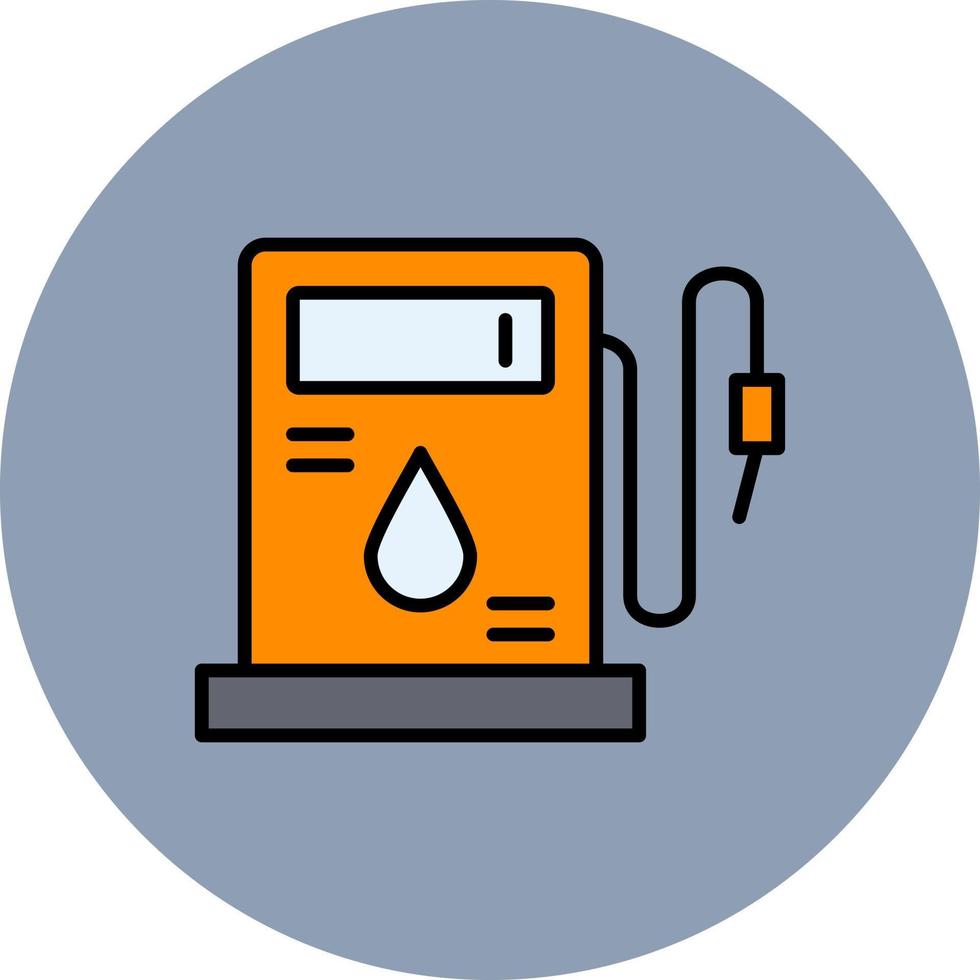 diseño de icono creativo de combustible vector