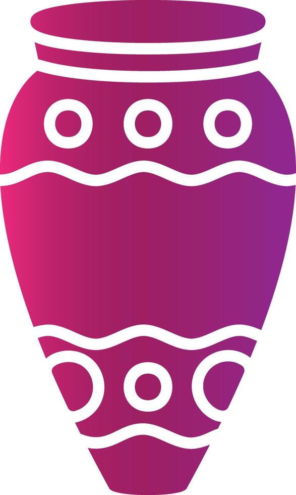 Vase Creative Icon Design vector