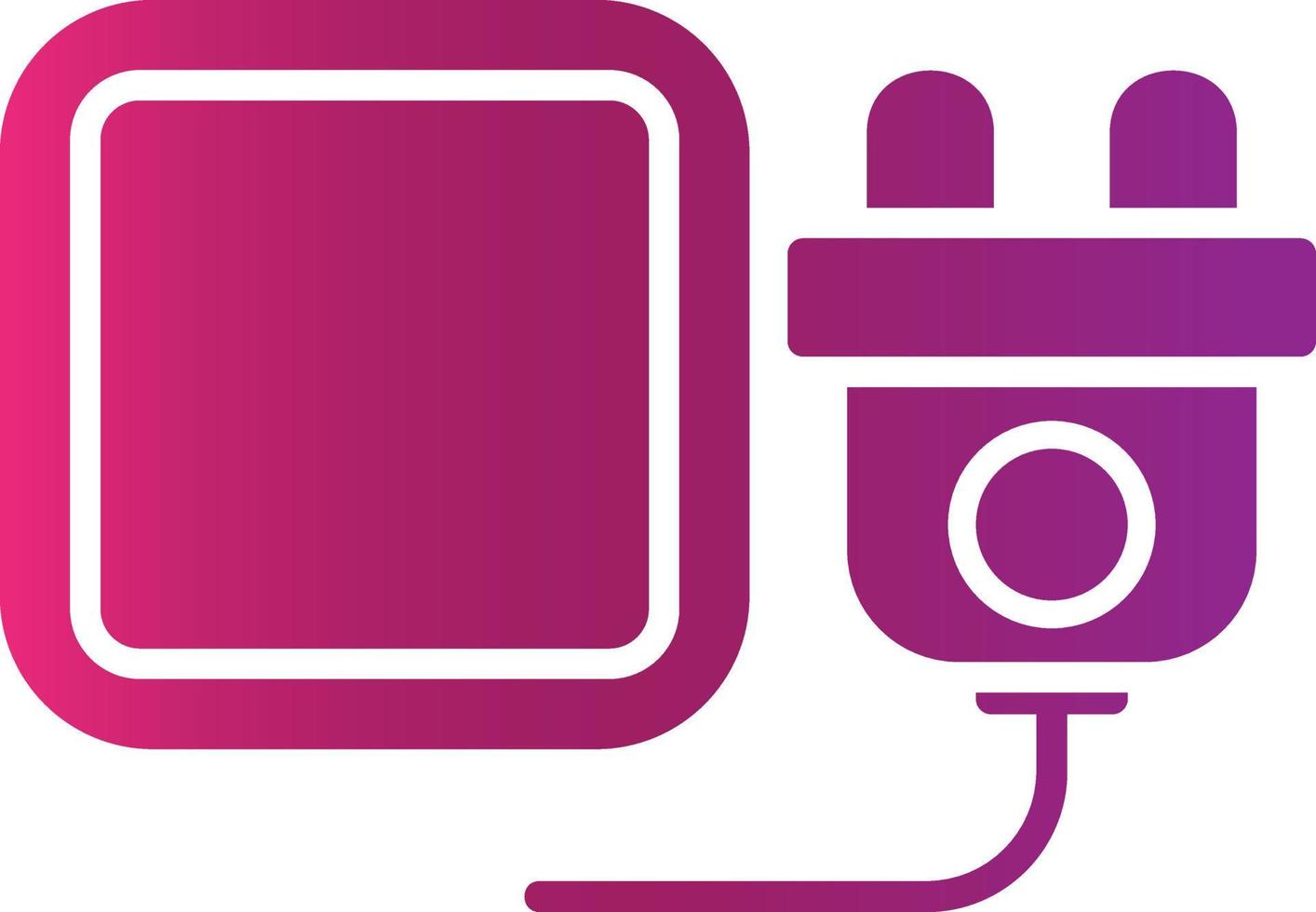 Power Plug Creative Icon Design vector
