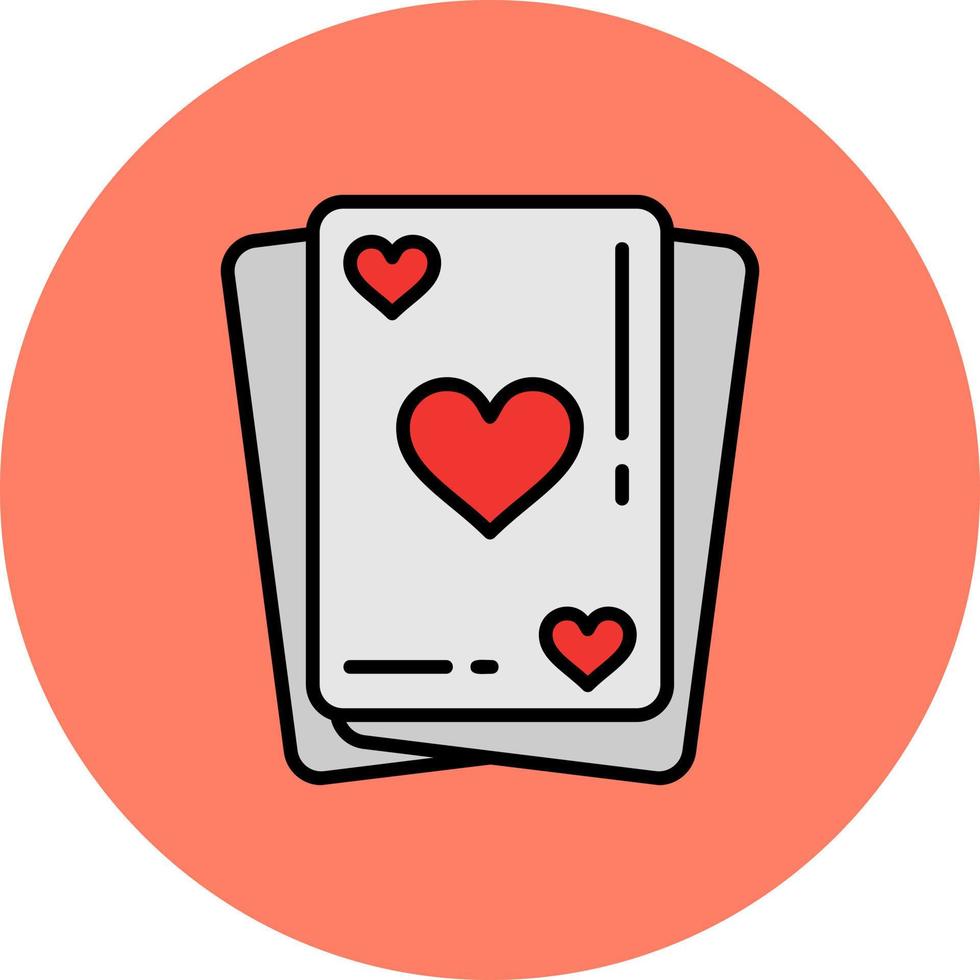 Playing Cards Creative Icon Design vector