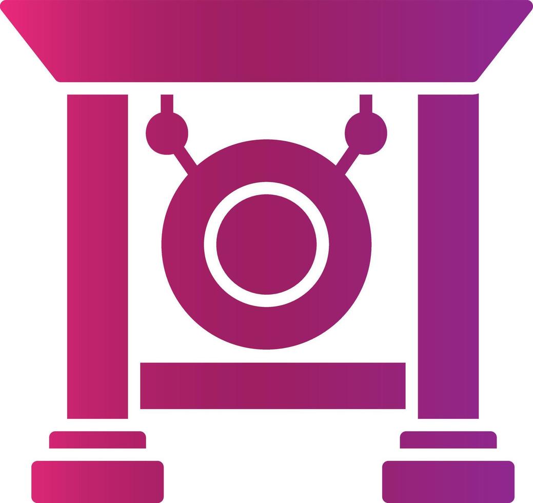 Gong Creative Icon Design vector