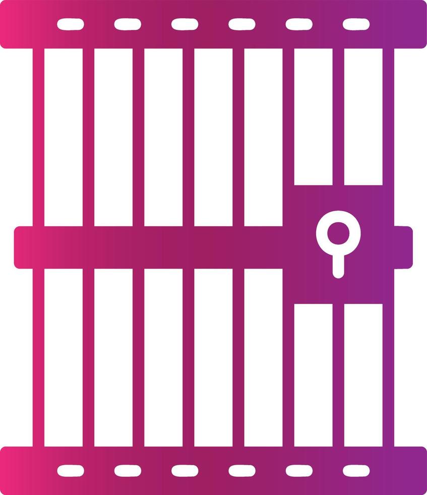 Jail Creative Icon Design vector