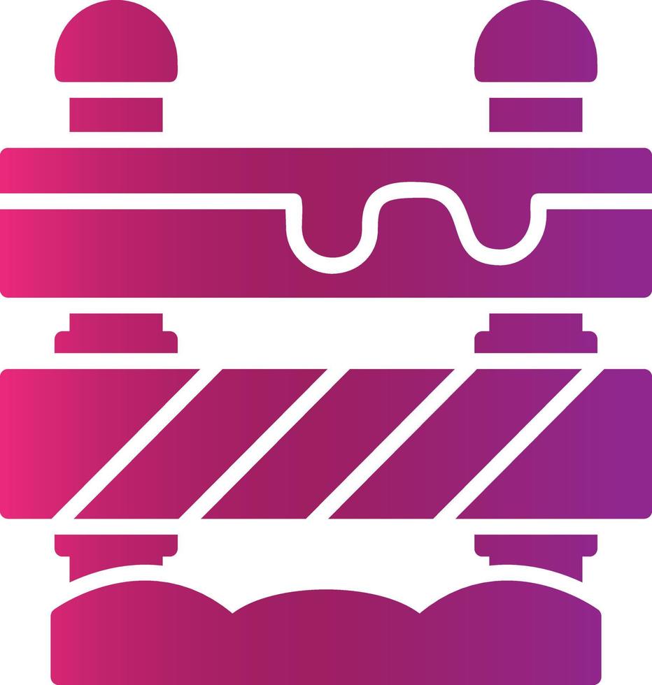 Road Block Creative Icon Design vector