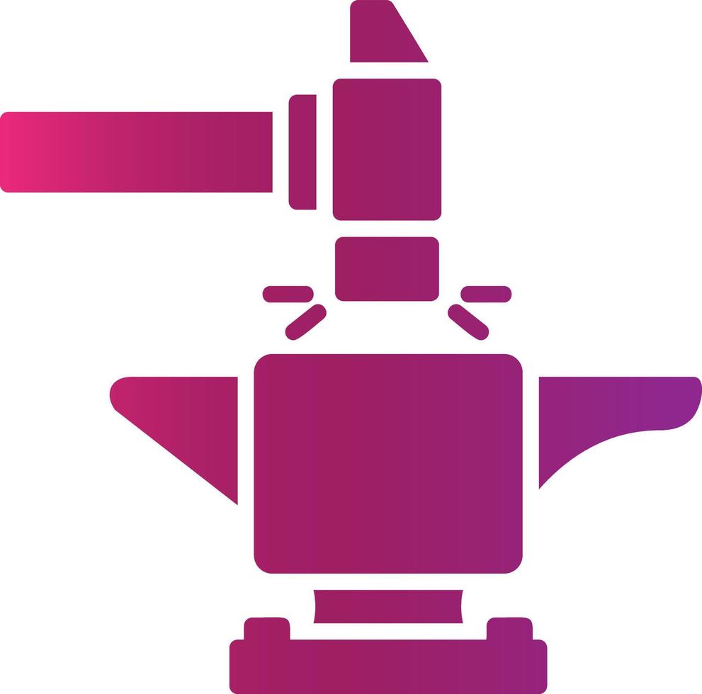 Anvil Creative Icon Design vector