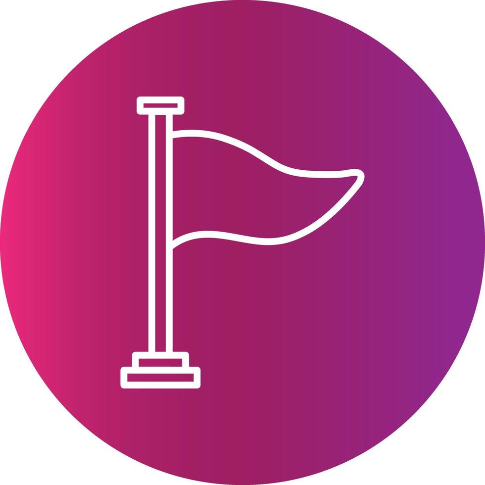 Flag Creative Icon Design vector