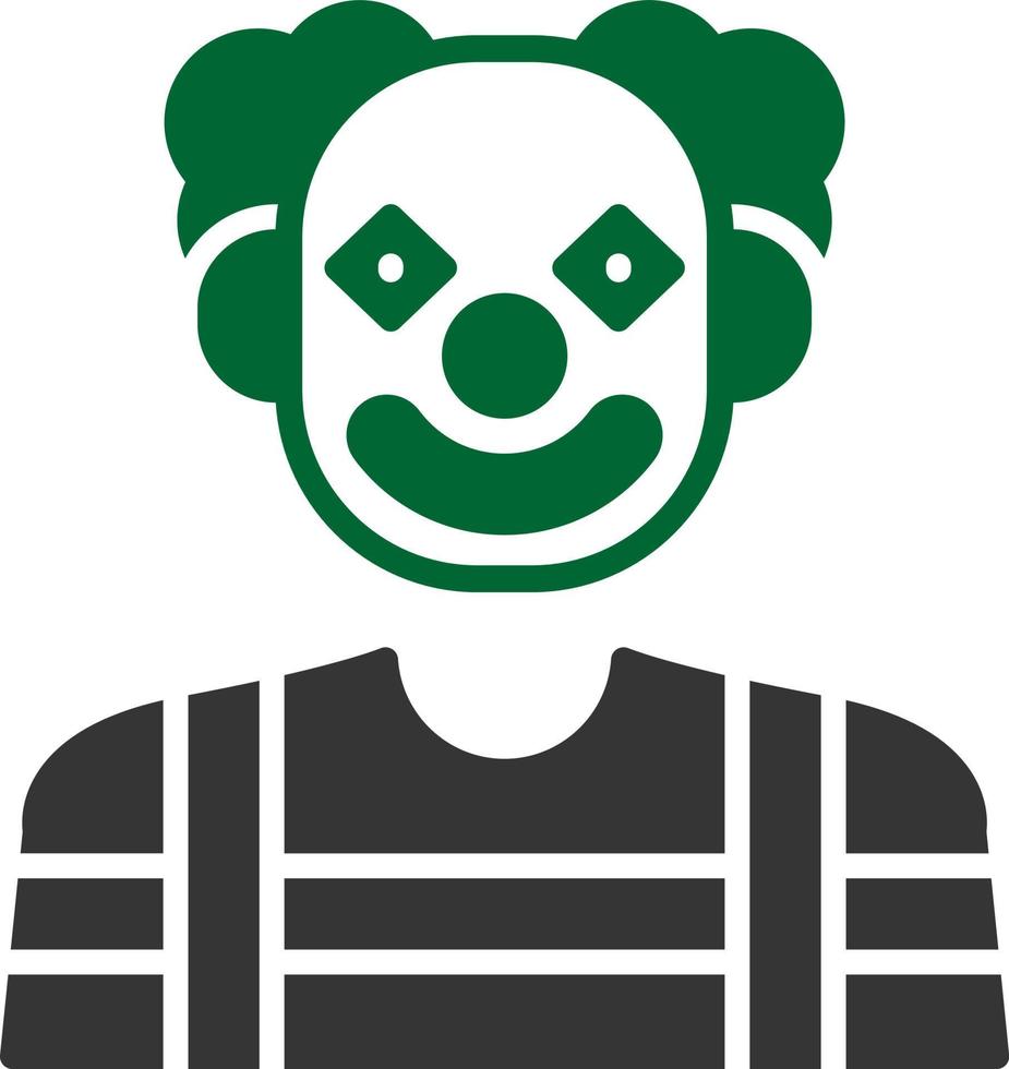 diseño de icono creativo de payaso vector