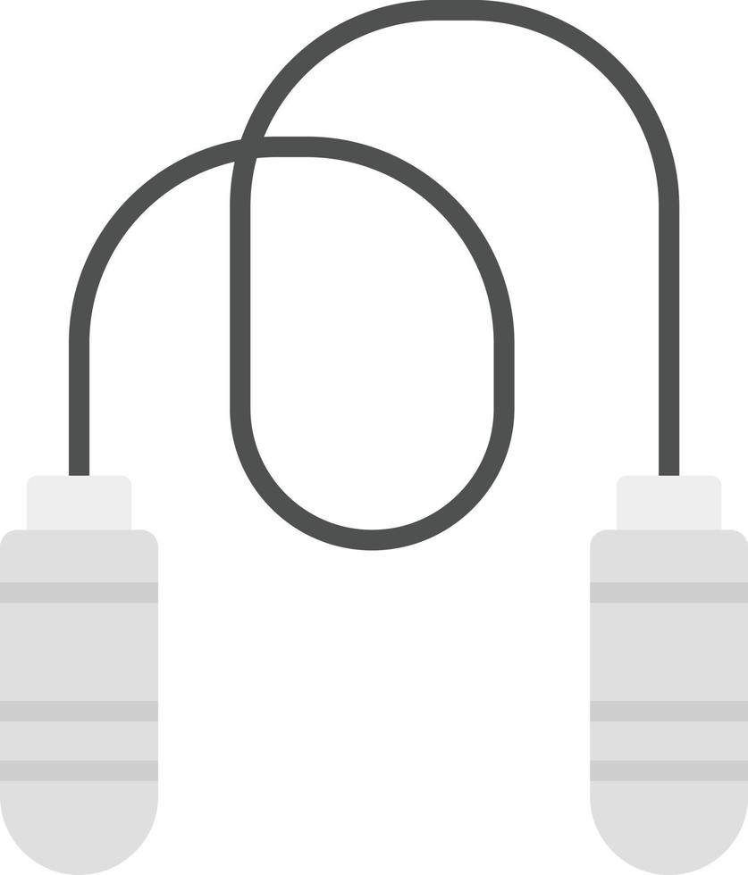 Jumping Rope Creative Icon Design vector