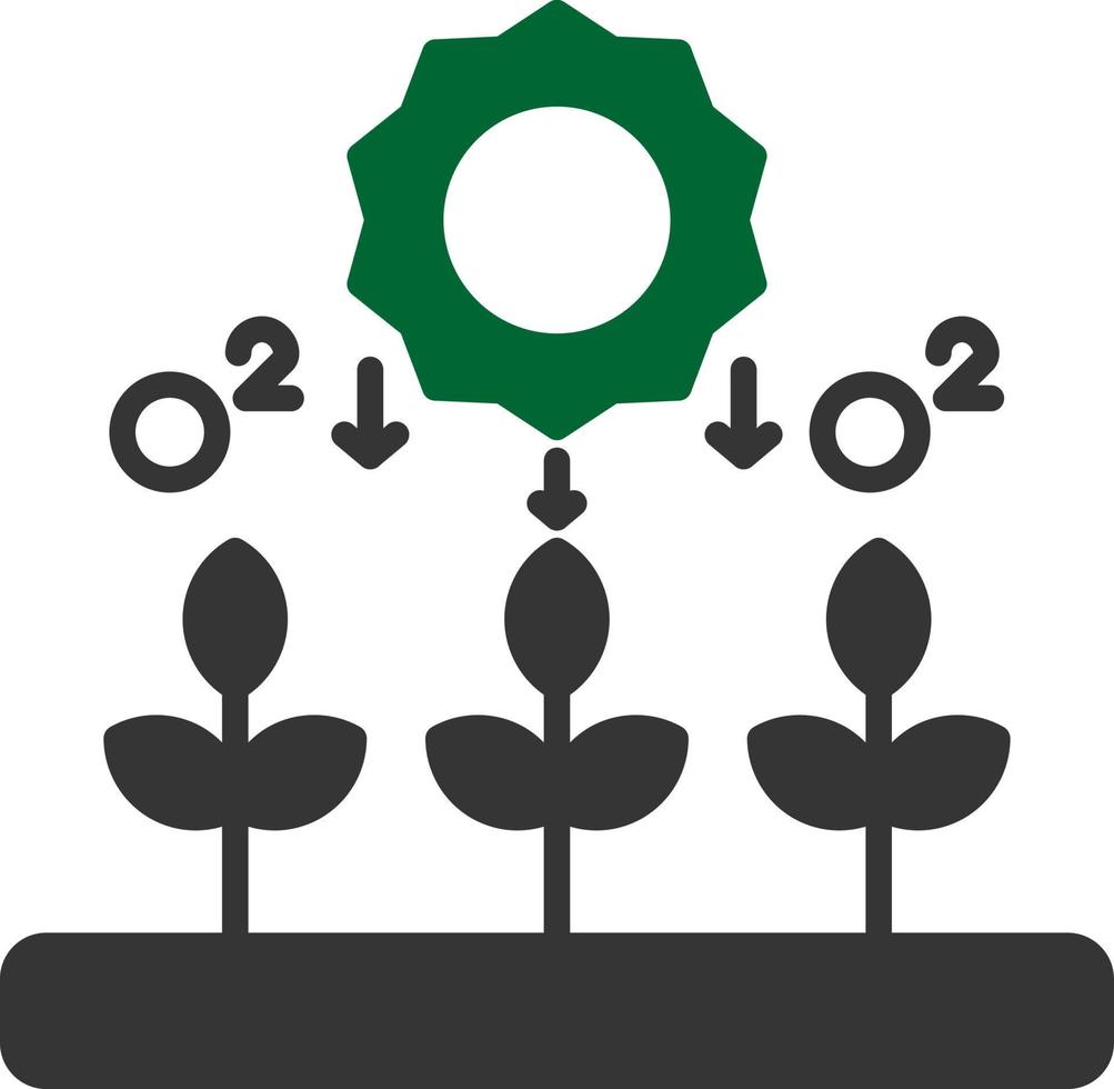 Photosynthesis Creative Icon Design vector