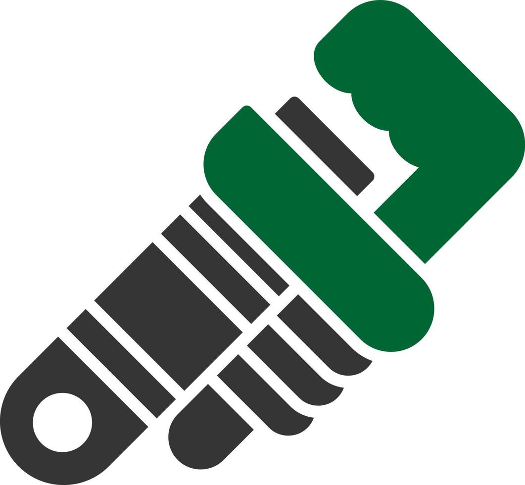 Pipe Wrench Creative Icon Design vector
