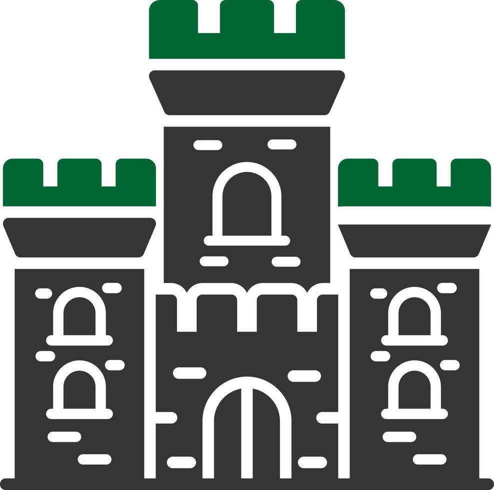 diseño de icono creativo de castillo vector