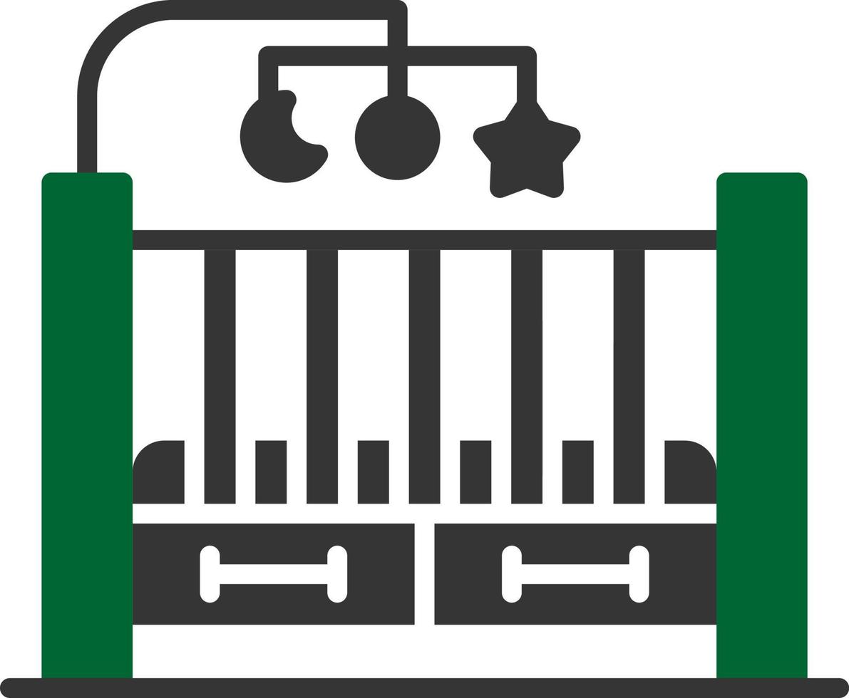 Crib Creative Icon Design vector