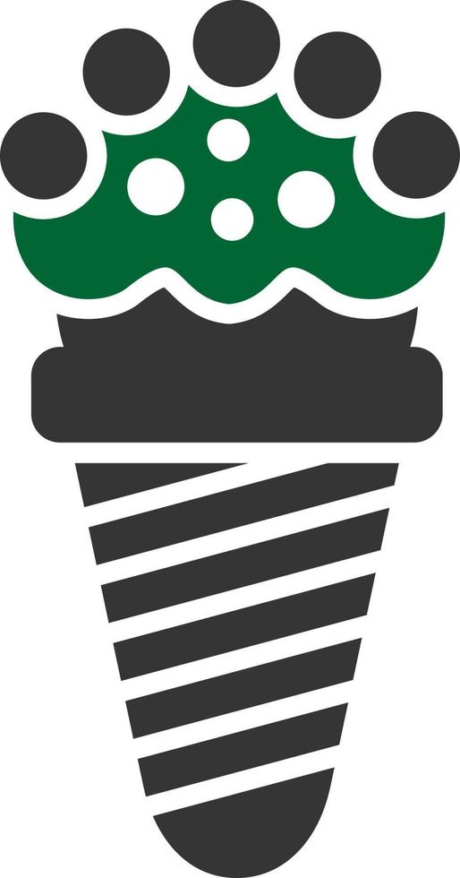 Ice Cream Cone Creative Icon Design vector