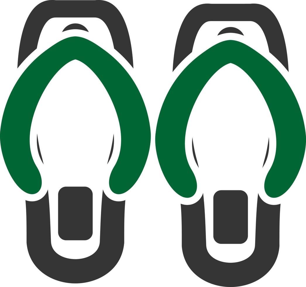 Flip Flops Creative Icon Design vector