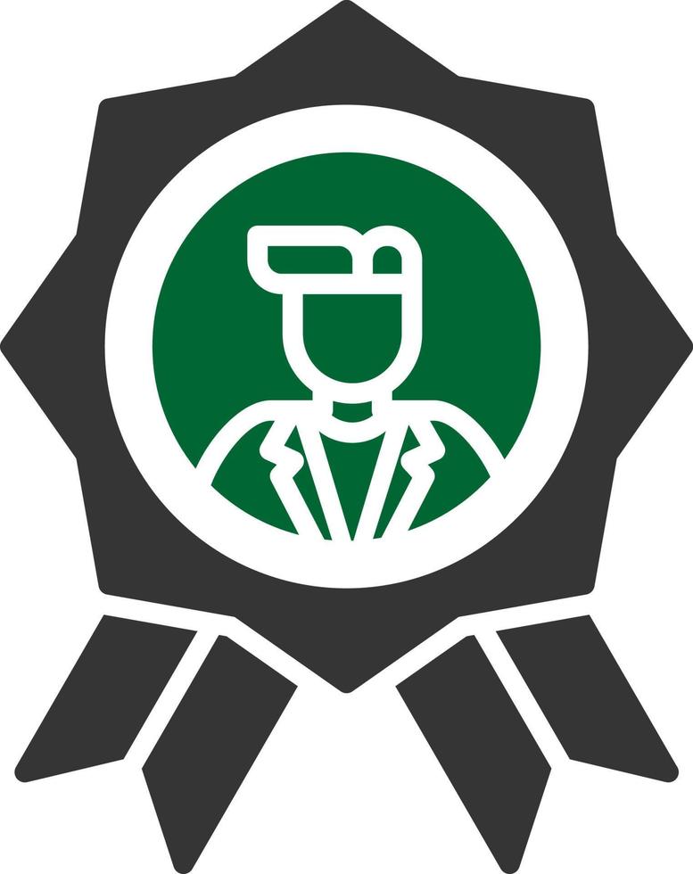 Best Employee Creative Icon Design vector