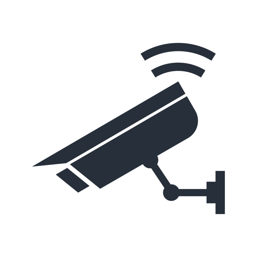 icône de caméra de vidéosurveillance transparente png