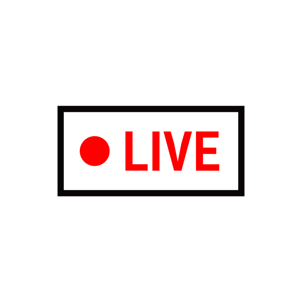 live streaming png, live logo sign png