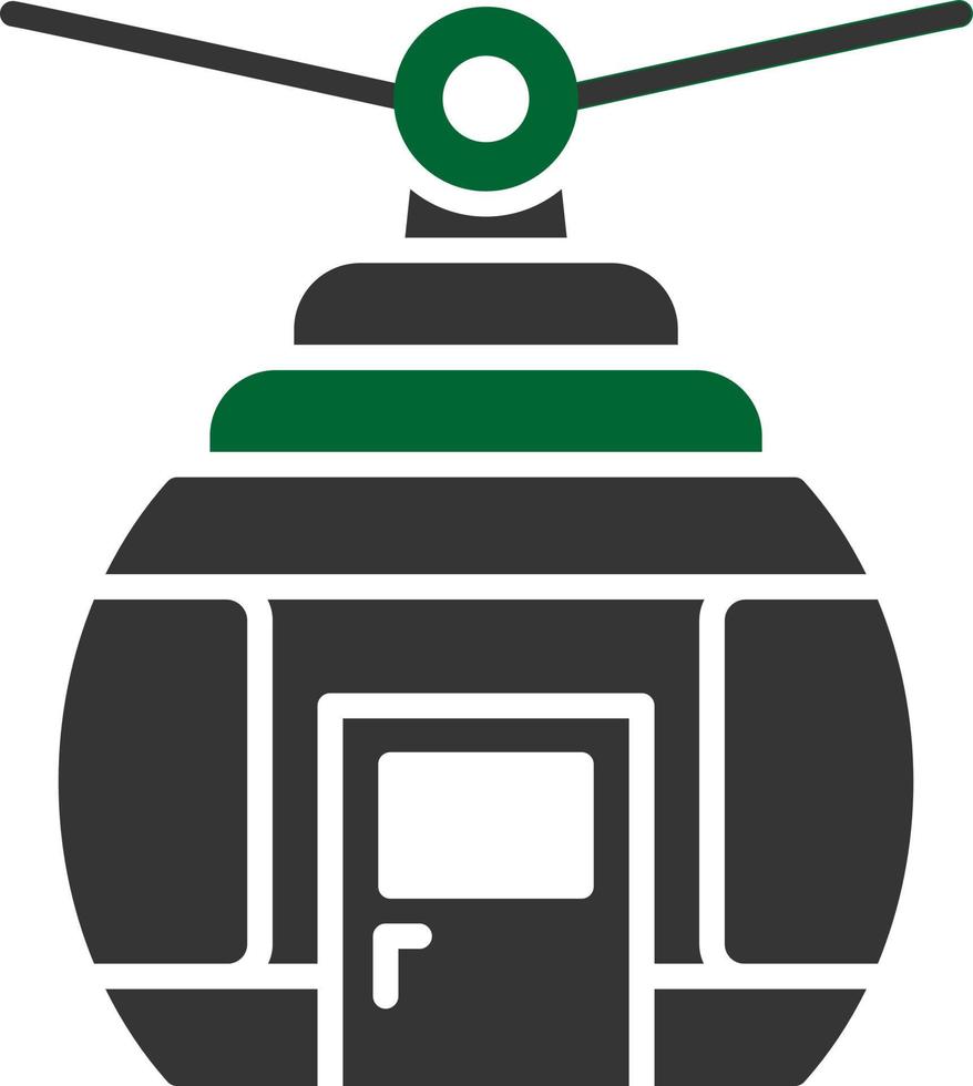 Cable Car Creative Icon Design vector