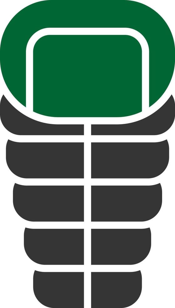 Sleeping Bag Creative Icon Design vector