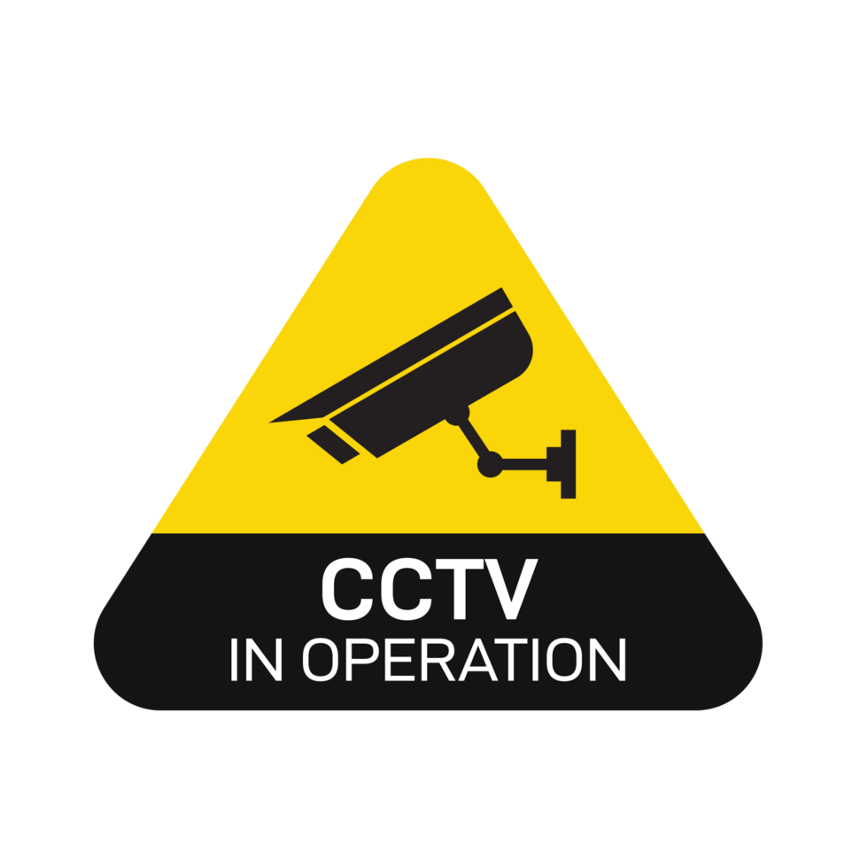 signe png cctv, icône de caméra cctv fond transparent png