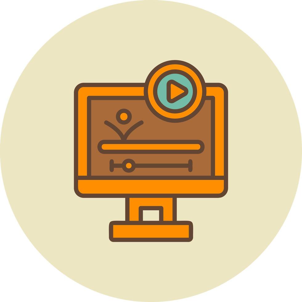 Motion Graphic Creative Icon Design vector