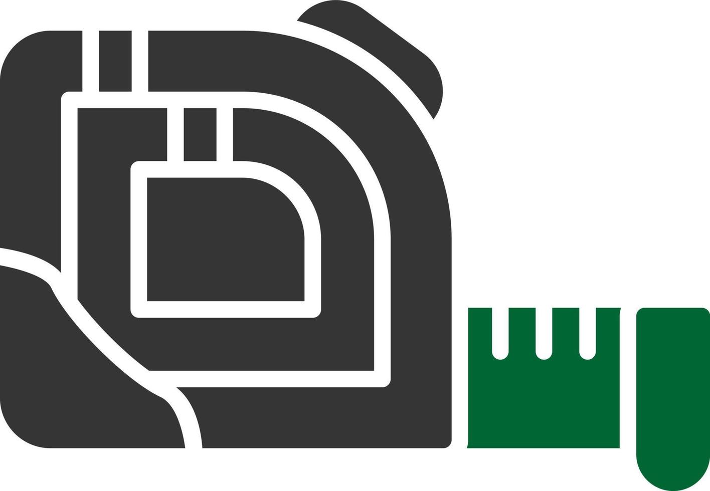 Measuring Tape Creative Icon Design vector