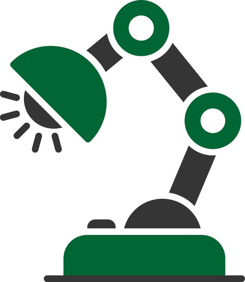 Desk Lamp Creative Icon Design vector